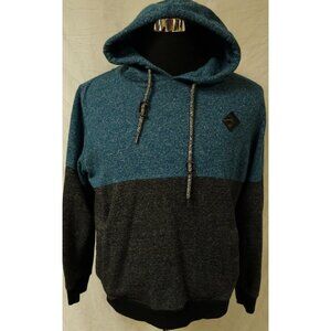 Ocean Current Mens Medium Multicolor Color-Block Pullover Fleece Hoodie